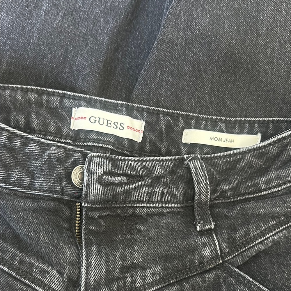GUESS Women's Dark Gray Boyfriend Jeans